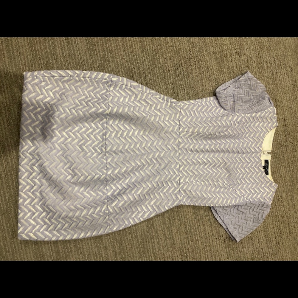 Lilac structured mini dress
